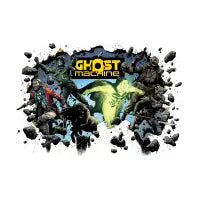 Ghost Machine: Year 1 burst, logo inside - design