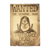 WANTED x THE GLOWING MAN - design