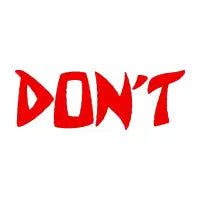 Don’t - design