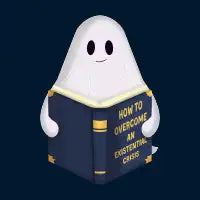 Existential Crisis Book Ghost - design