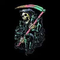 7 Deathly Cats - design