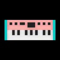 Pixel art  synthesizer - design