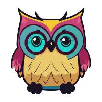 Cute cartoon owl - design