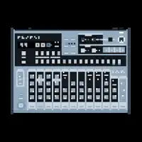 Old school Drum Machine pixel art - design