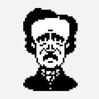 Edgar Allan Poe - pixel art - design