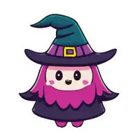 Kawaii witch - design