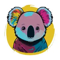 Koala portrait - design