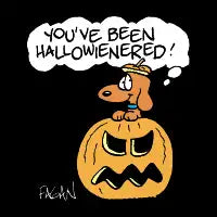 Drabble Wally Halloween II T-Shirt - design