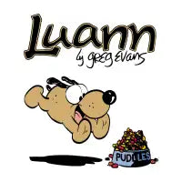 Luann Puddles Title Panel - White - design