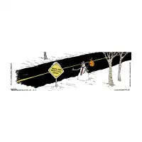 Non Sequitur Hitchhiking Snowman - design