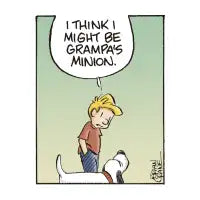 Pickles Nelson is Grampa's Minion - design