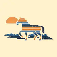 Rising Horse T-Shirt - design