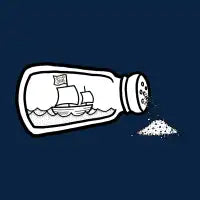 Salty Dogs in a Bottle - design