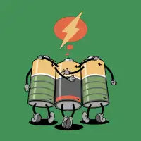 three batteries - design