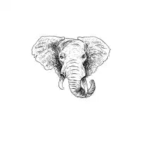 Elephant head - design