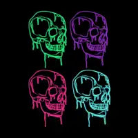 NEON SKULLS - design