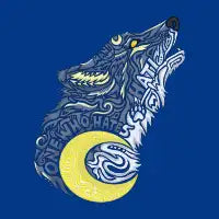 Wolf Moon God - design