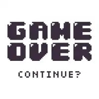 Game Over Continue? Dark - design
