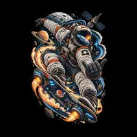 astronaut slide - design