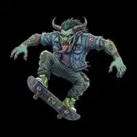 sk8 monster - design