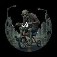 zombie cyclist - design