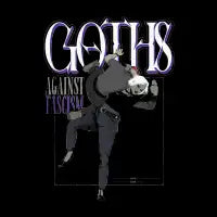 Goths Against Fascism - design