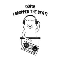 Dropped The Beat T-Shirt - design