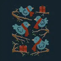 Festive Birdies - design