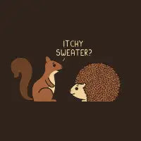 Itchy Sweater T-Shirt - design