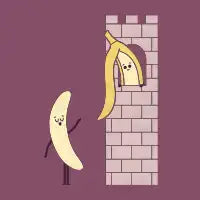 Let Down Your Peel - design