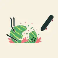 Skating Melon - design