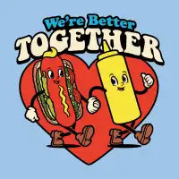 Better Together (Hot Dog & Mustard) - design