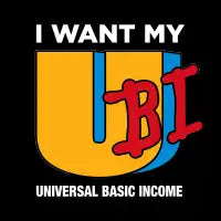 I Want My UBI - design