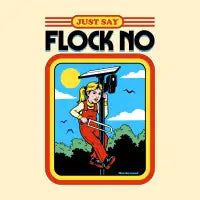 Just Say Flock No - design