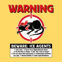 Warning ICE Rats - design