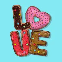 I Love Donuts T-Shirt - design