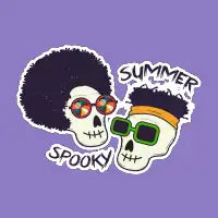 skull summer - design