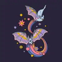 Bats of the Rainbow Moon - design