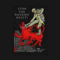 STOP THE RUSSIAN BEAST - design