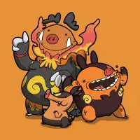 Flaming Boars - design