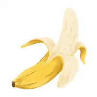 Aesthetic Peeled Banana - design
