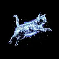 Cosmic Disco Cat - design