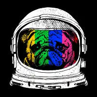 Astronaut Pug - design