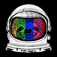 Astronaut Sloth - design