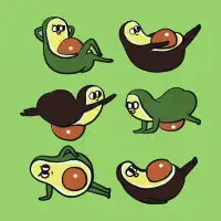 Avocado Abs Workout - design