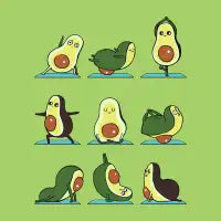 Avocado Yoga T-Shirt - design