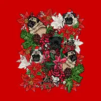 Because Xmas Pug - design