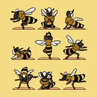 Bee Yoga - design