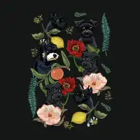 Botanical and Black Schnauzer - design