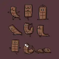 Chocolate Yoga T-Shirt - design